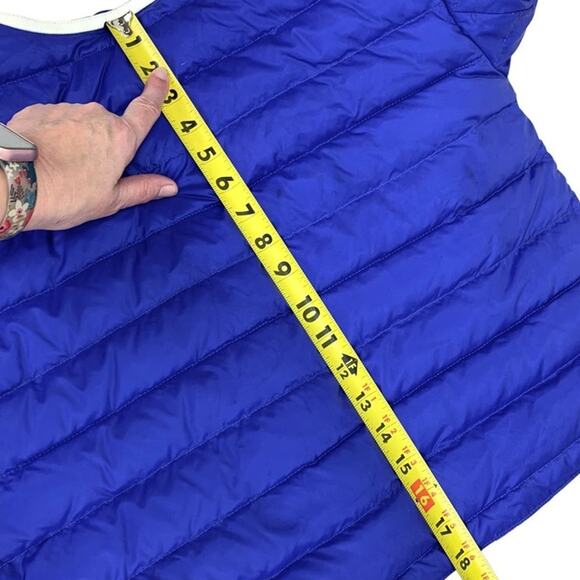 Marido Firenze | US 6 | Designer Goose Down Leather Trim Puffer Coat Jacket $590 - Picture 7 of 12